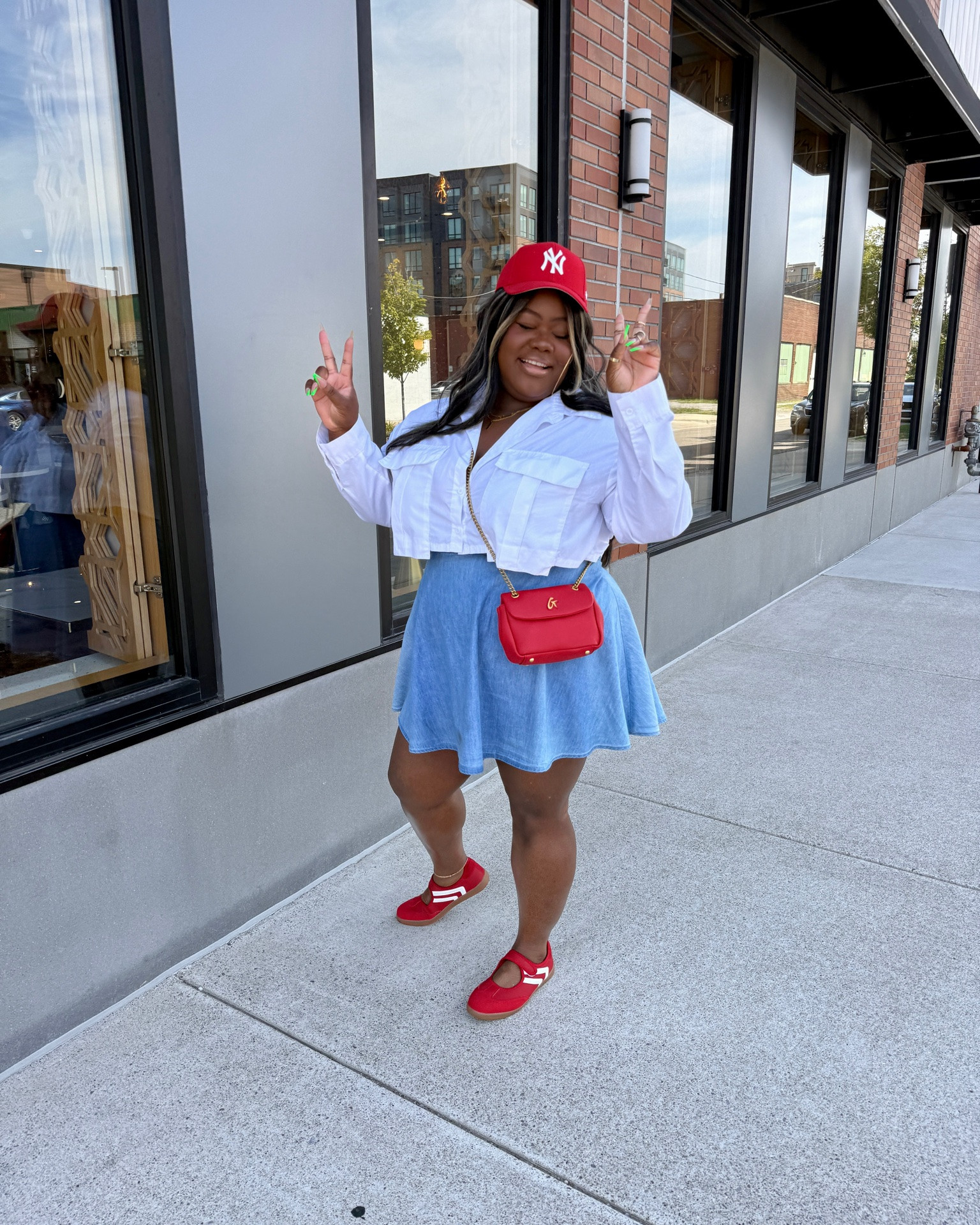 Go sportsball!!! ❤️
A cutest fit for a game for a girl who knows nothing about sports….or knows everything! Lol

#LTKPlusSize #LTKootd #LTKMidsize