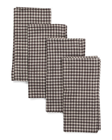 4pk Organic Cotton Napkins | TJ Maxx