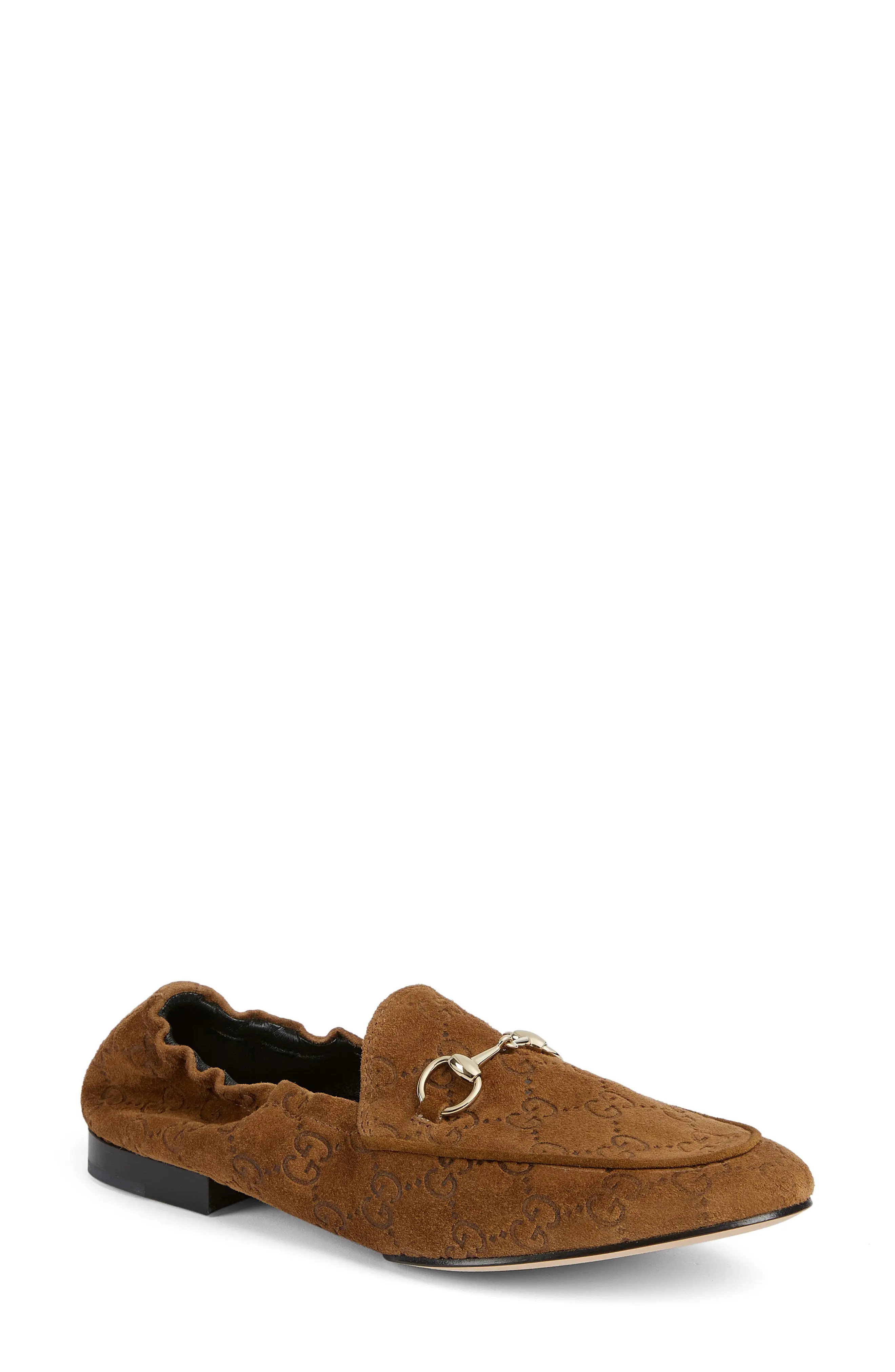 Gucci Jordaan GG Motif Bit Loafer (Women) | Nordstrom | Nordstrom