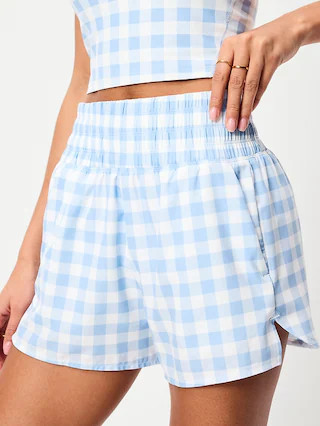 Extra High-Waisted Crinkle Run Shorts -- 3-inch inseam | Old Navy (US)
