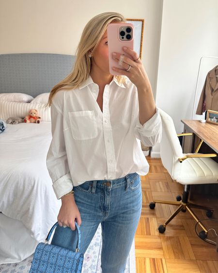 Classic white button down! This is so crisp and a forever staple. I’m in the petite small which fits like a regular XS. I’d go true to size with it. 🤍 #buttondown #Talbots #classicstyle 

#LTKworkwear #LTKSeasonal #LTKstyletip