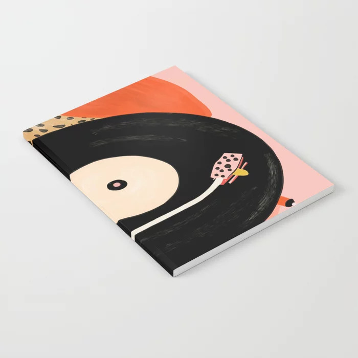 Nostalgic Grooves Notebook | Society6