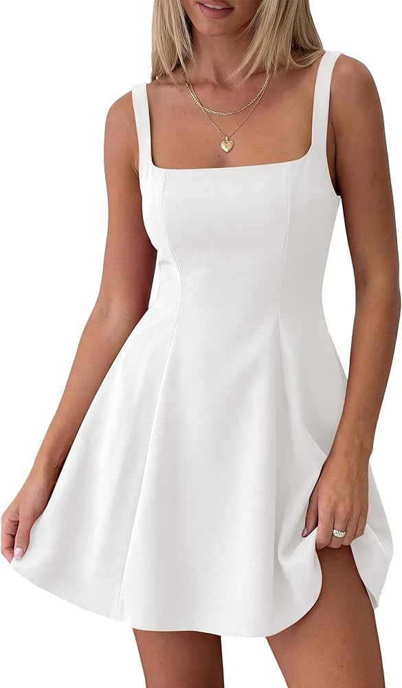 PRETTYGARDEN Summer Dresses for Women 2026 Sleeveless A Line Business Casual Formal Cocktail Part... | Amazon (US)