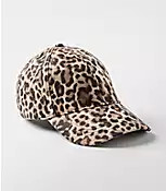 Leopard Print Baseball Hat | LOFT