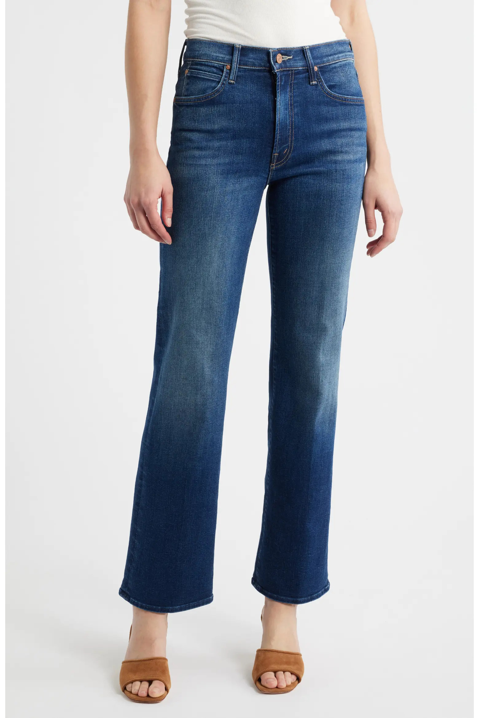 MOTHER Lil Kick It High Waist Straight Leg Jeans (Women) | Nordstrom | Nordstrom