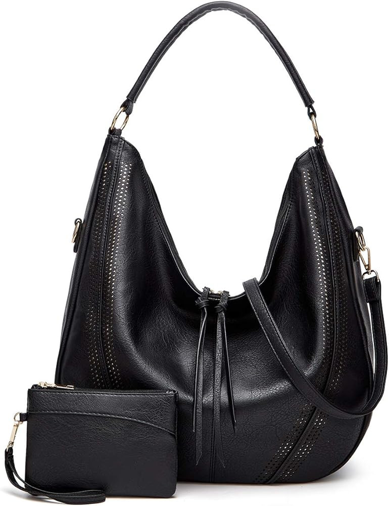Handbags for Women Satchel Purses and Handbags Leather Hobo purses with Tassel Large Crossbody Ba... | Amazon (US)