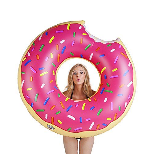 BigMouth Inc Gigantic Donut Pool Float, Funny Inflatable Vinyl Summer Pool or Beach Toy, Patch Kit I | Amazon (US)