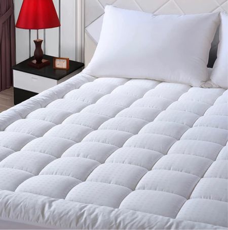 Mattress pad, that I was not expecting to bring me as much excitement and joy as it has. Still on sale currently! 

#LTKcurves #LTKsalealert #LTKhome