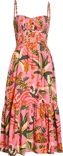 Leopard Forest Cotton Sundress | Nordstrom