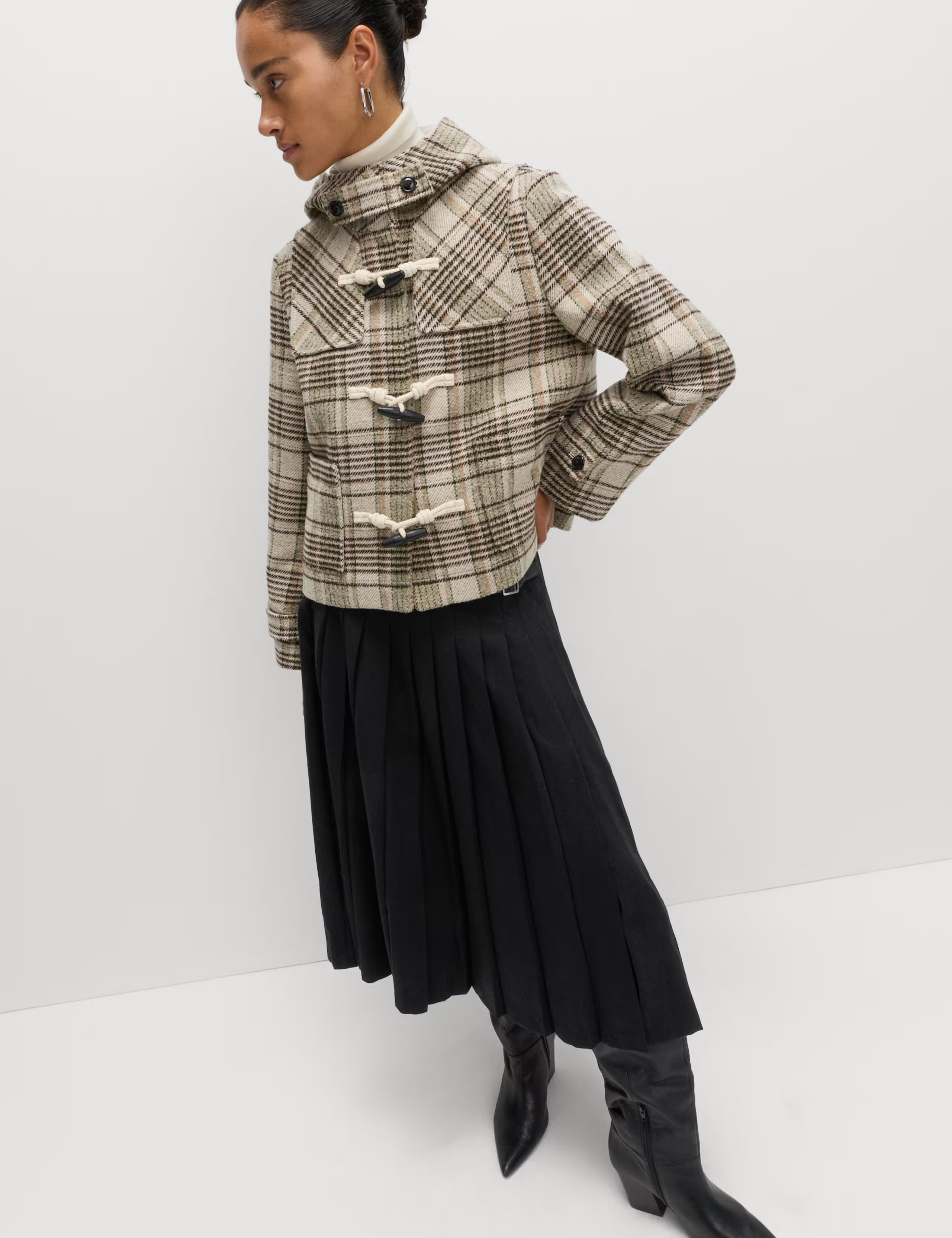 Pleated Side Split Maxi Skirt | Marks & Spencer (UK)