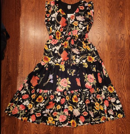 Check out this new floral edition to my dress collection. Its a light material that will twirl with you anf the flowers are in perfect shades of red orange and yellow. Its full price or on a small sale in department stores but ai found it in Marshalls for a fraction of the price! 

#LTKSeasonal #LTKsalealert #LTKfindsunder50