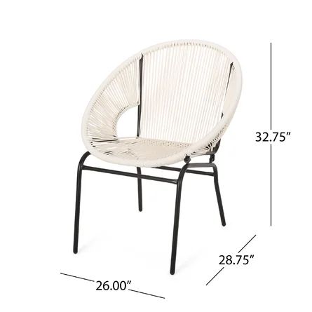 Wade Logan® Outdoor Modern Patio Chair | Wayfair North America