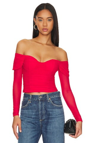 MAJORELLE Constance Top in Cherry Red from Revolve.com | Revolve Clothing (Global)
