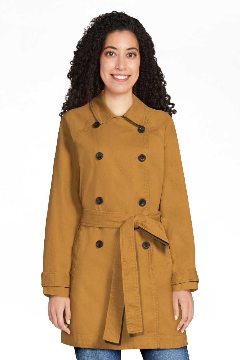Free Assembly Women's Everyday Short Trench Coat, Sizes S-XXL | Walmart (US)