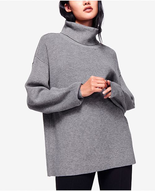 Softly Structured Ribbed Turtleneck | Macys (US)