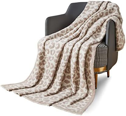 Lutoris Lightweight Plush Fuzzy Cozy Leopard Blanket,Warm Reversible Blanket, for Men or Women Le... | Amazon (US)