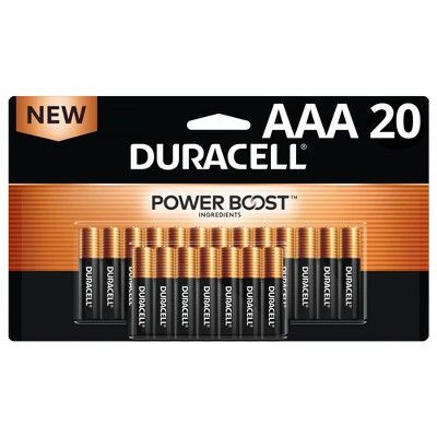 Duracell Coppertop AAA Batteries - 20 Pack Alkaline Battery | Target