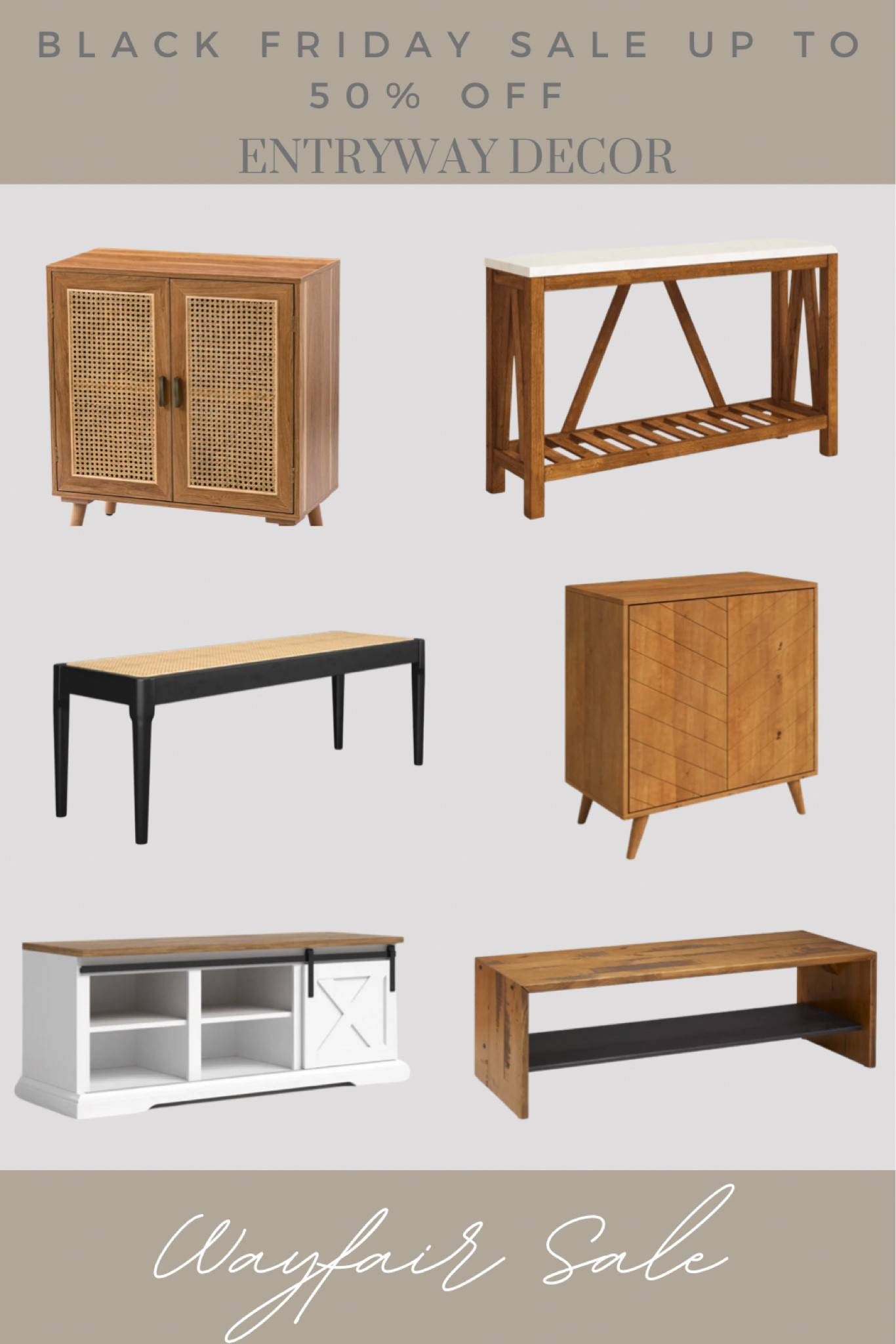 Black Friday sale. Wayfair sale up to 50% off. Entryway decor on sale. #entryway #entrywaydecor #entrywayideas #wayfair #wayfairsale #blackfridaysale #benches #dresser 

#LTKCyberweek #LTKhome #LTKsalealert