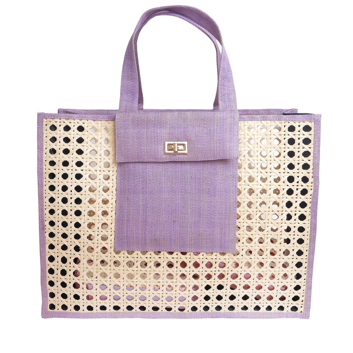 The Christy Shopper Bag Lilac | Wolf & Badger (US)