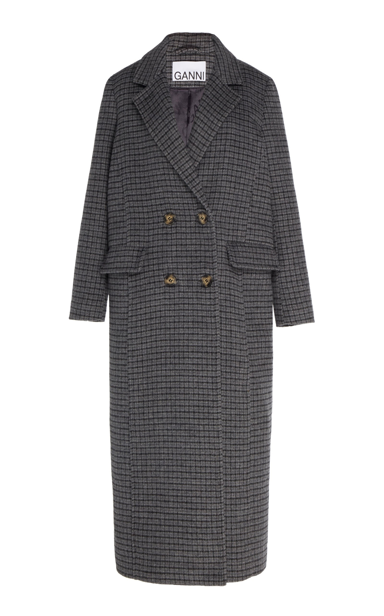 Checked Wool-Blend Coat | Moda Operandi Global
