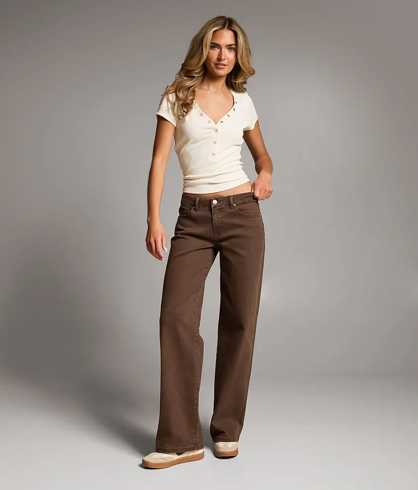 Taylor Low Slung Wide Leg Stretch Jean | Buckle