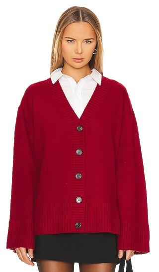 Nalo Cardigan in Red | Revolve Clothing (Global)