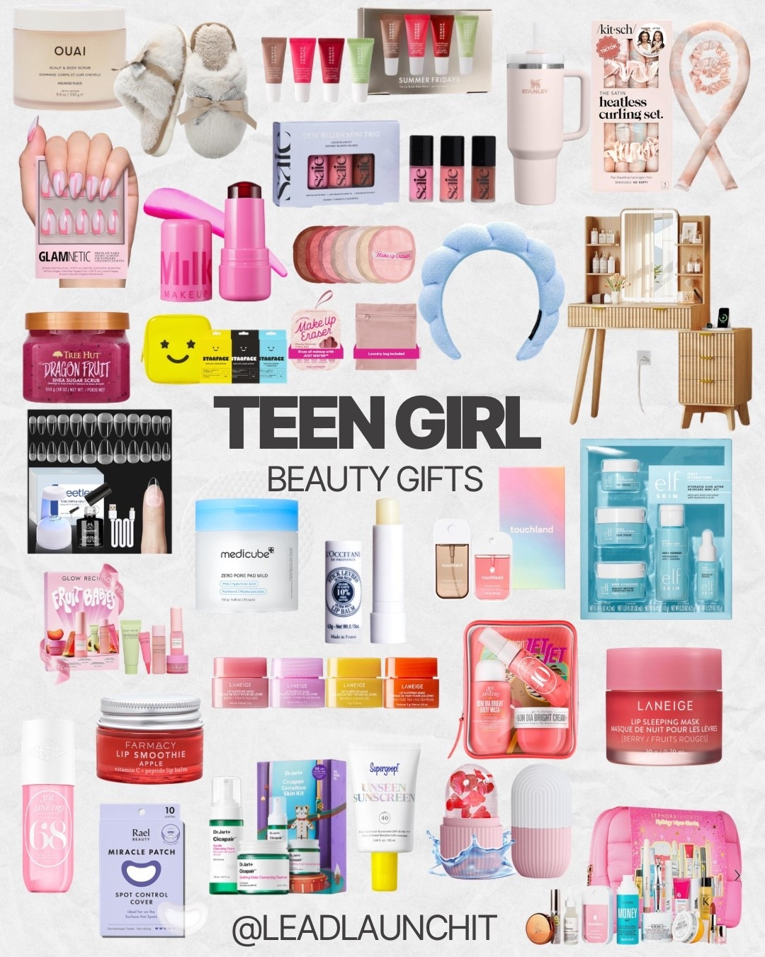 If you’re shopping for a teen girl, this is your holy grail gift guide 🎁💗
I rounded up the top beauty gifts teens are obsessed with — lip oils, skincare sets, heatless curls, trending makeup, cute accessories & all the viral TikTok favorites 🤩✨
Everything in this collage is linked in my LTK + Amazon Storefront for easy shopping!
These ALWAYS sell out during the holidays, so grab them now while they’re in stock 🛍️💗

#teenbeautygifts #giftguide2025 #amazonfinds #ltkholiday #beautygiftsforher #viralproducts #stockingstuffers #holidaygiftguide #amazonbeautyfinds