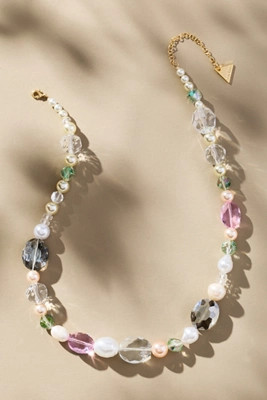 Chunky Mixed Beaded Necklace | Anthropologie (US)