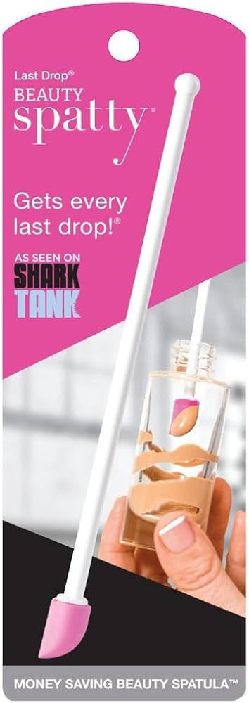 Spatty Daddy Last Drop Mini Makeup Spatula (6 Inch Pink) Shark Tank, Tiny Makeup Tool, Small Scra... | Amazon (US)