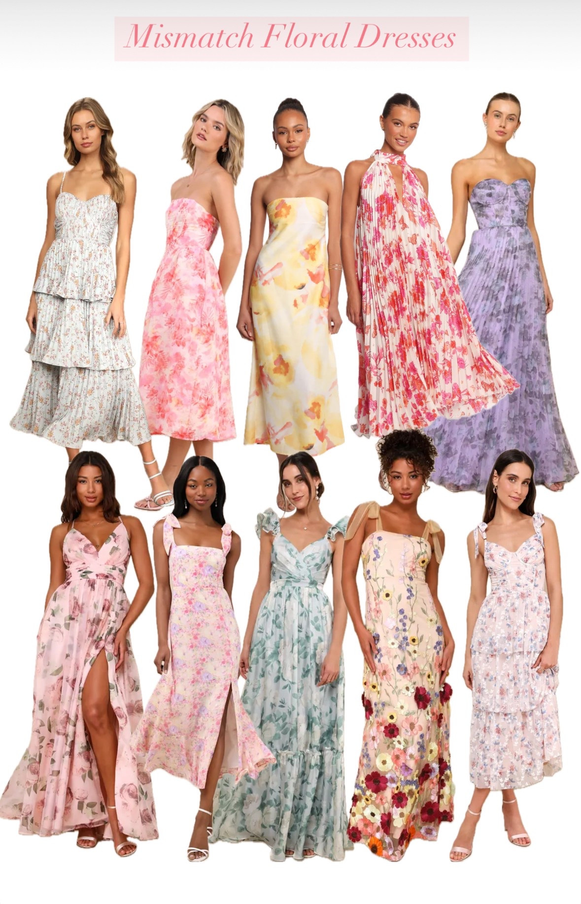 Mismatch Floral Dresses part 5

Perfect for bridesmaid or wedding guest dresses 


#LTKSeasonal #LTKFestival #LTKStyleTip
