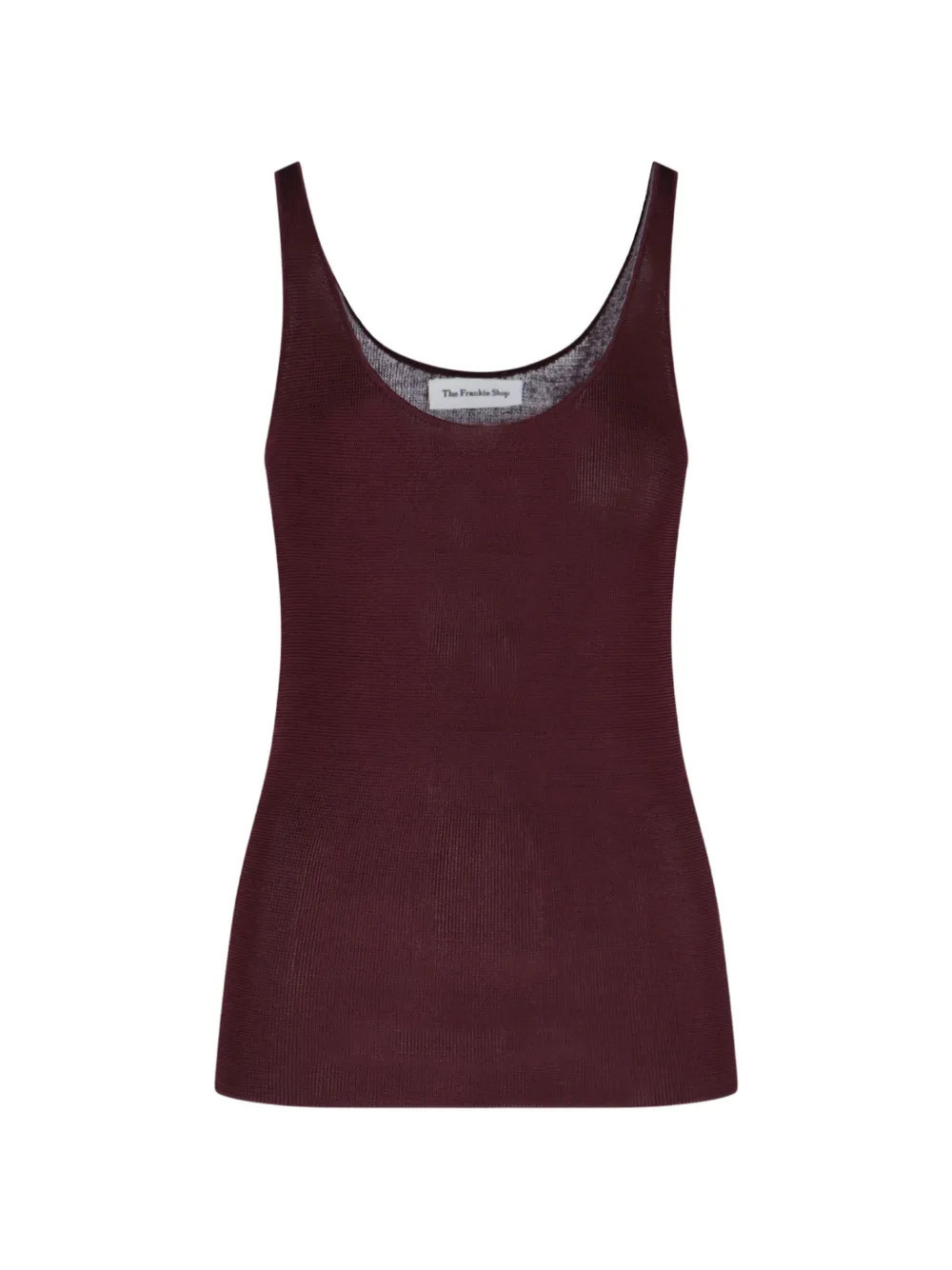 The Frankie Shop Rivo knit tank top - Red | Farfetch Global