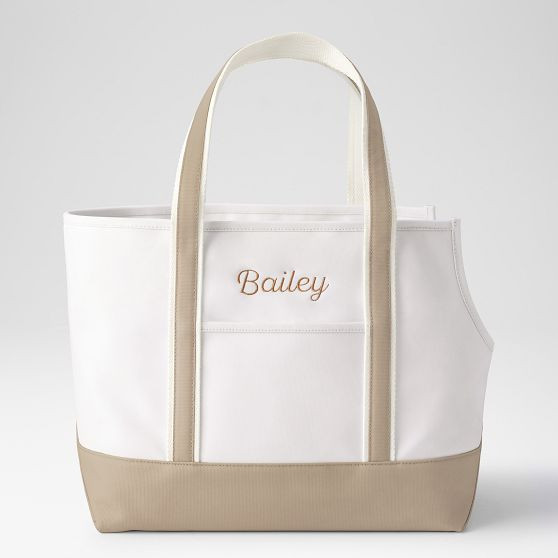Coated Canvas Dog Carrier Tote | Mark and Graham