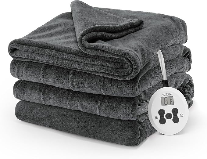 Sunbeam Royal Luxe Night Fog Heated Blanket - Full | Amazon (US)