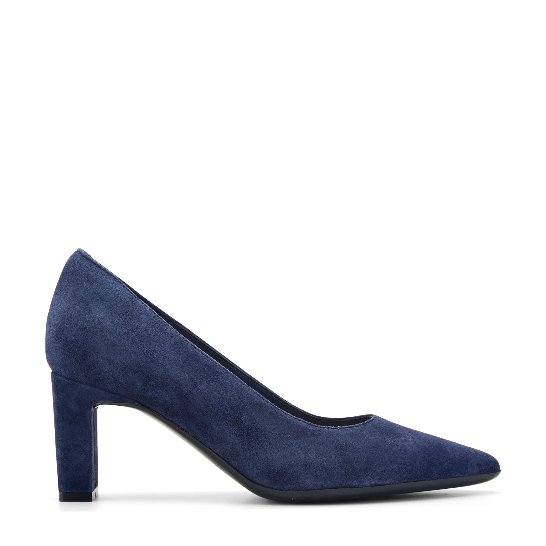 Women's Hazen Block Heel Pumps - Navy Suede | Easy Spirit | Easy Spirit