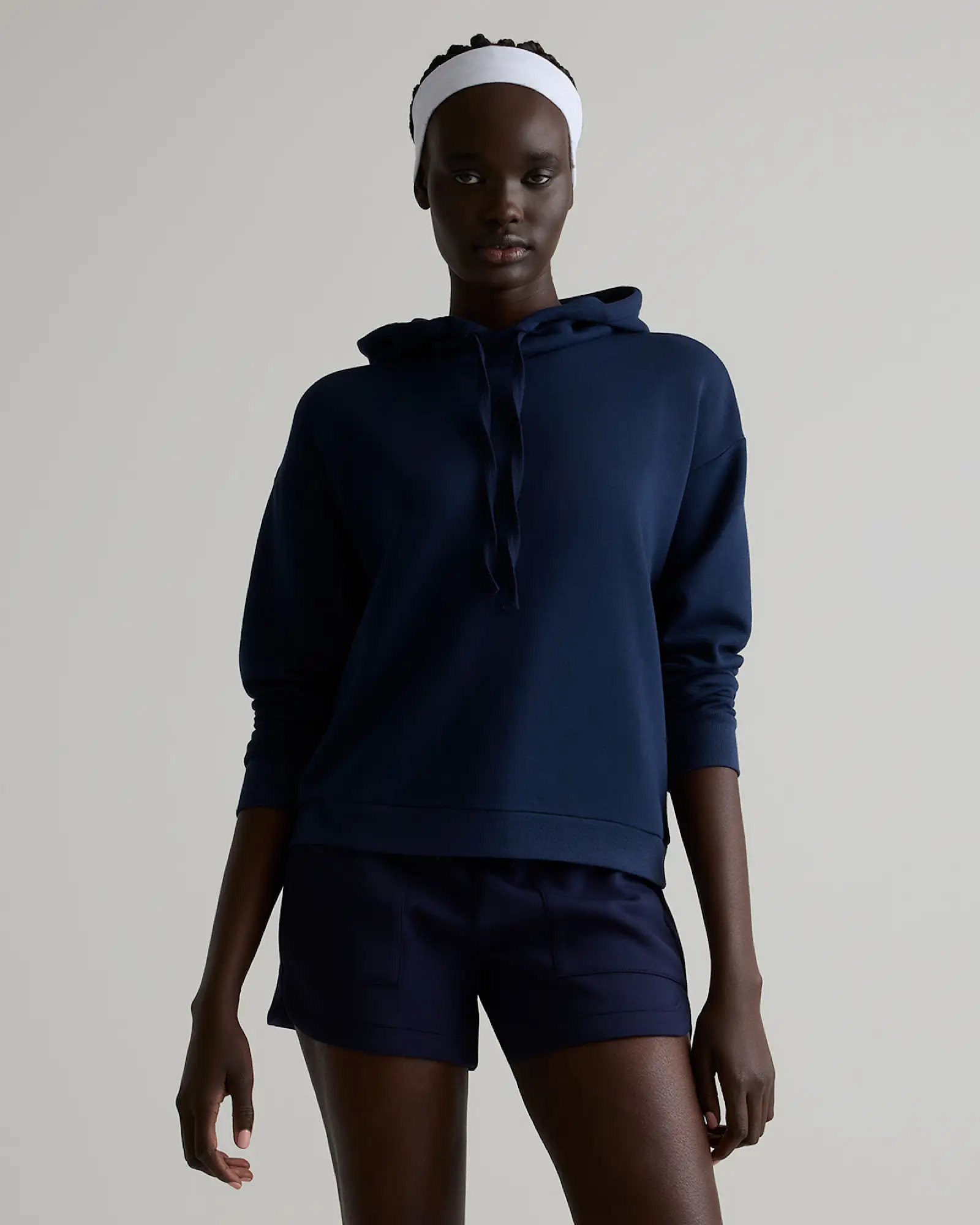 SuperSoft Pullover Hoodie | Quince in Navy | Quince