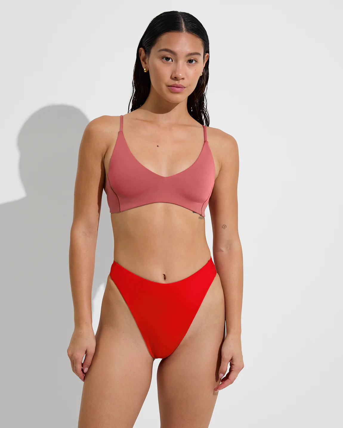 Sunday Top - Mini Splash Stripe Vertical: Tiki / Holiday | Left on Friday