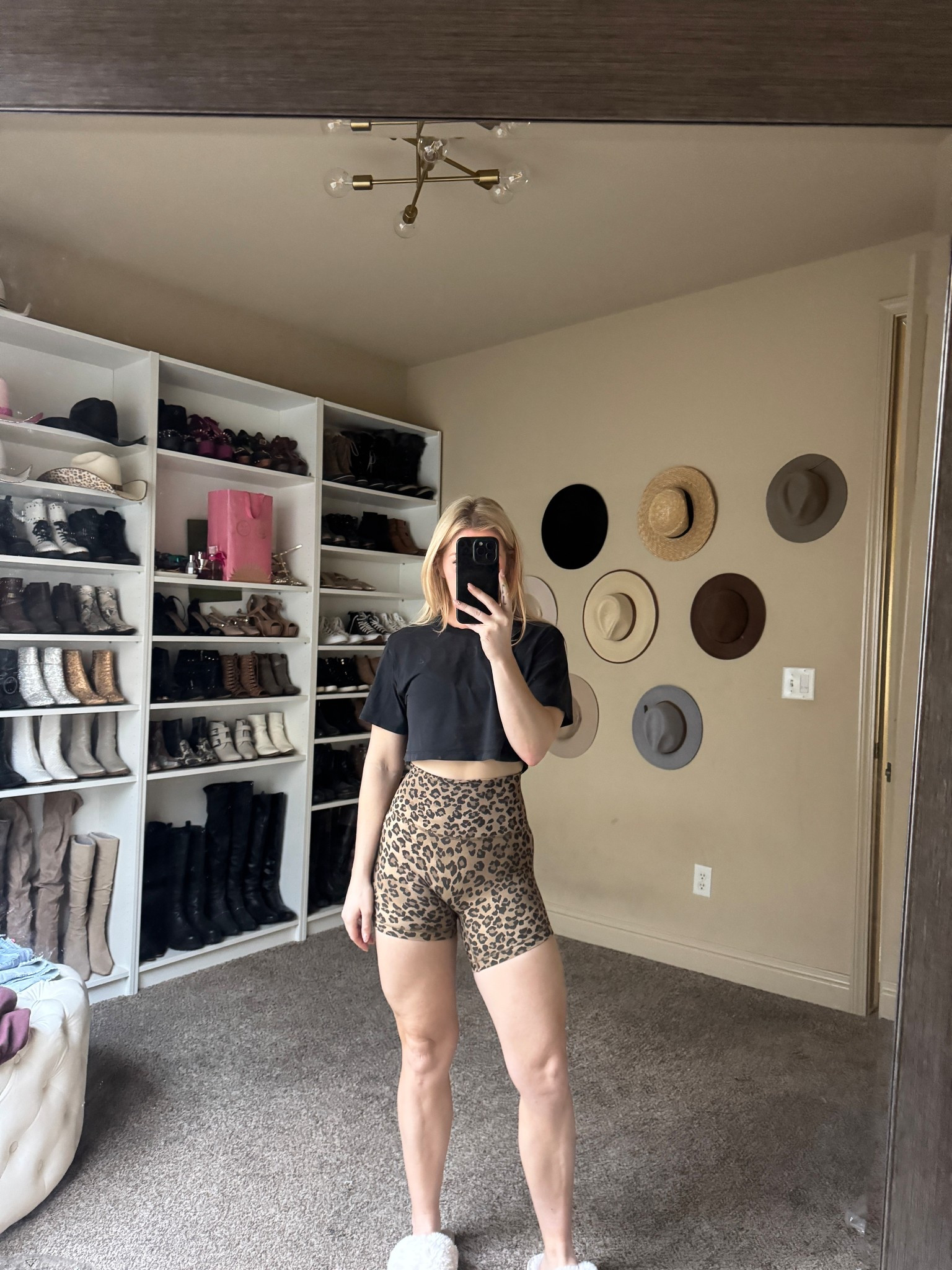 Leopard align shorts 

#LTKfitnessgoals