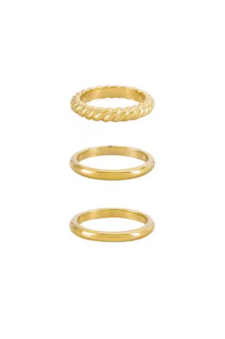 MIRANDA FRYE Colleen Stacking Rings in Gold from Revolve.com | Revolve Clothing (Global)