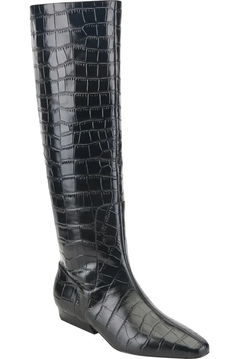 Marc Fisher LTD Daynna Knee High Boot in Black at Nordstrom, Size 5 | Nordstrom