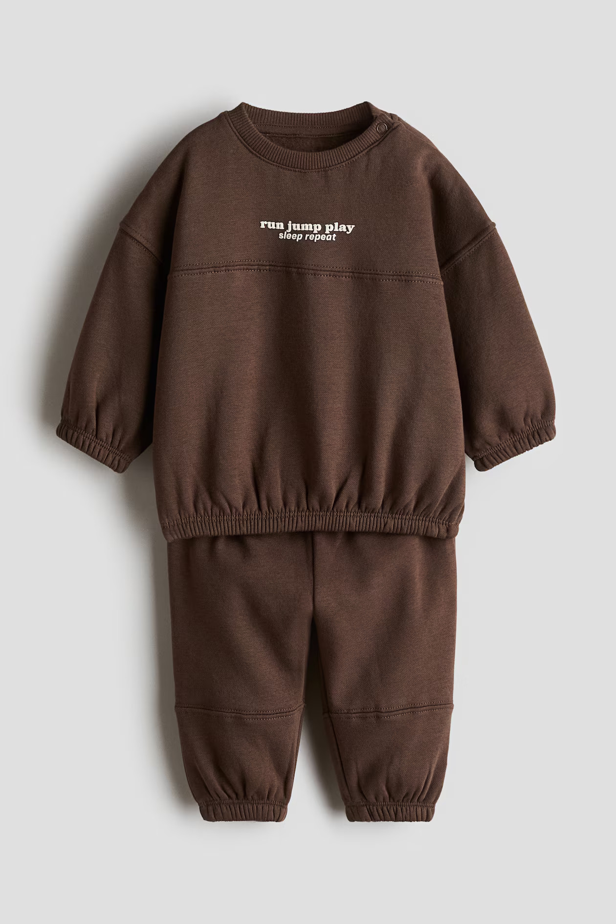 2-Piece Brushed-Inside Sweatsuit | H&M (US + CA)