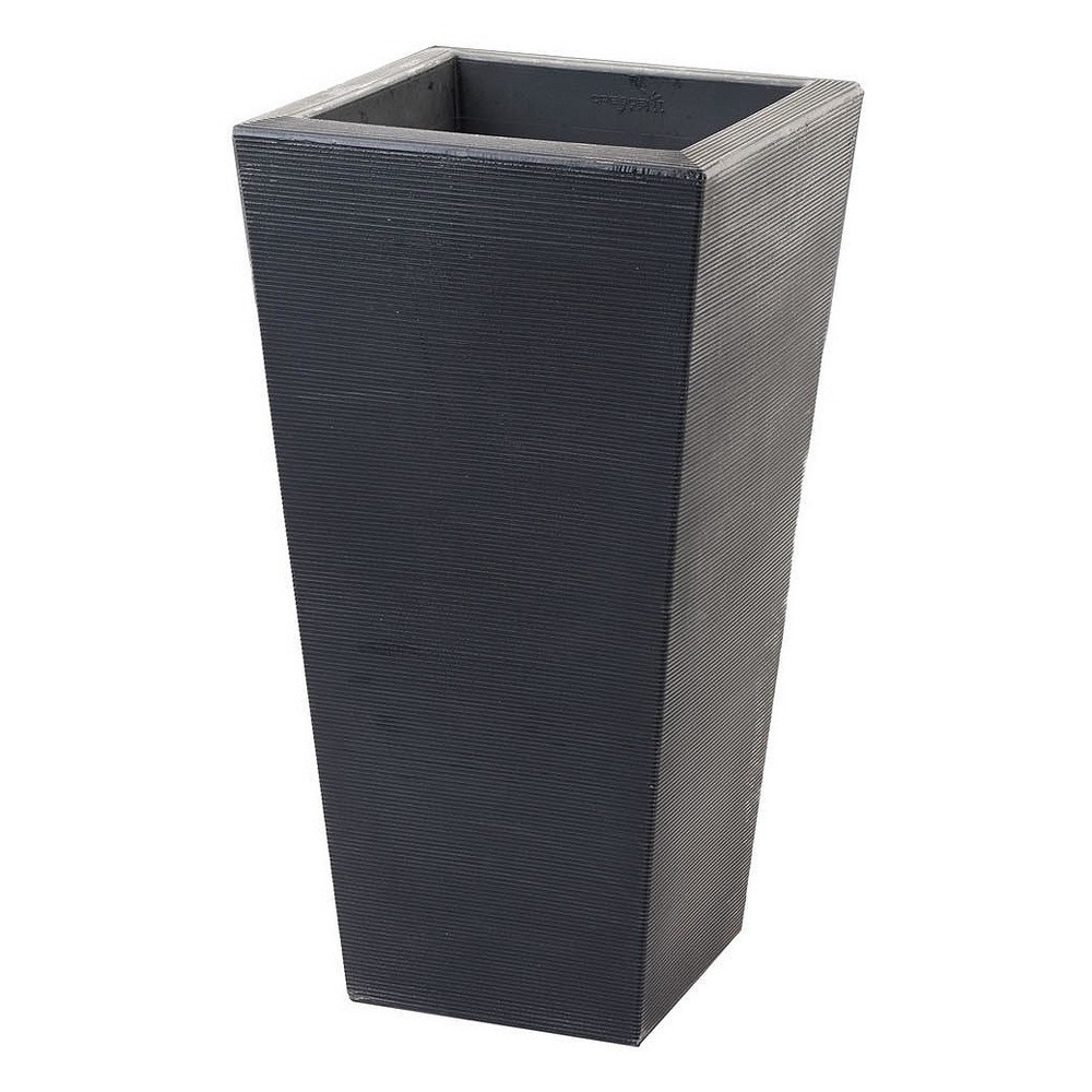 13'' Square Bowery Planter - Gray - Crescent Garden, Size: 13"" | Target