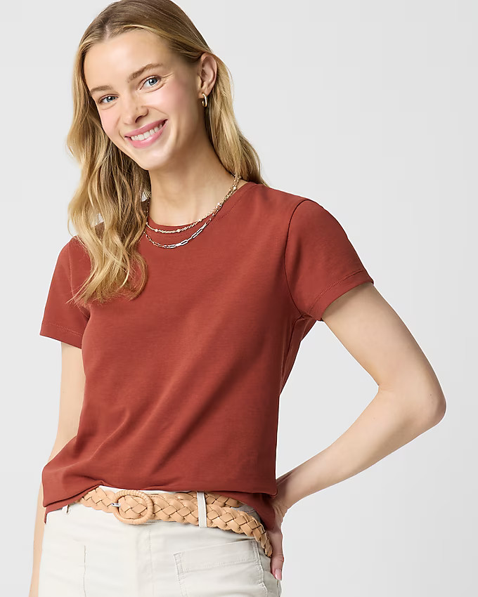 Essential short-sleeve crewneck tee | J.Crew Factory