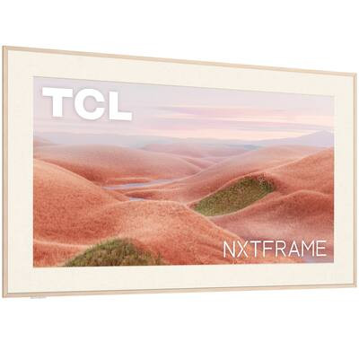 TCL - 55" Class A300W NXTFRAME Series 4K QLED Frame TV with Ultra Matte Screen and Flush Wall Mou... | Best Buy U.S.
