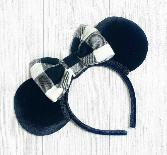 Buffalo Plaid Minnie Ears Plaid Minnie Ears Holiday Minnie | Etsy | Etsy (US)