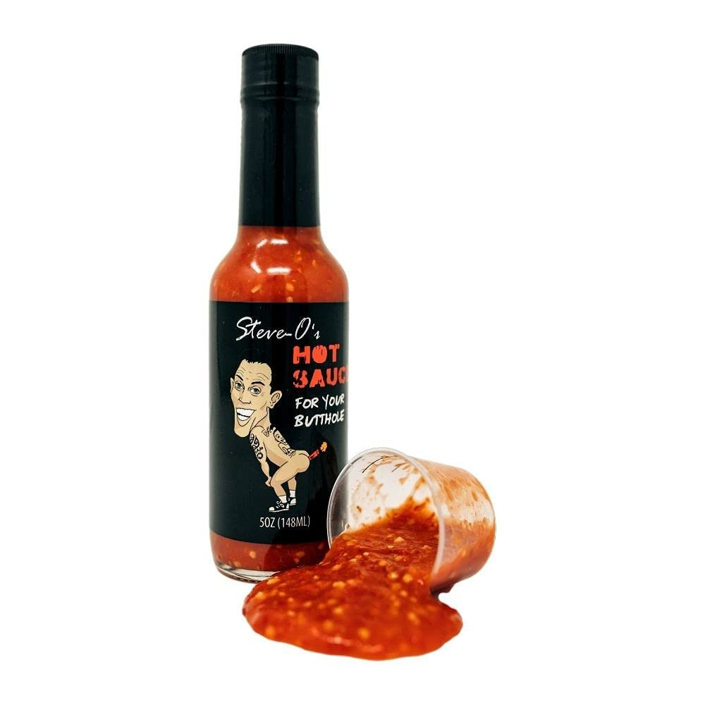 Steve-O's Sauce piquante pour votre trou du | Sauce piquante à l'ail Habanero (140 g) | Amazon (CA)