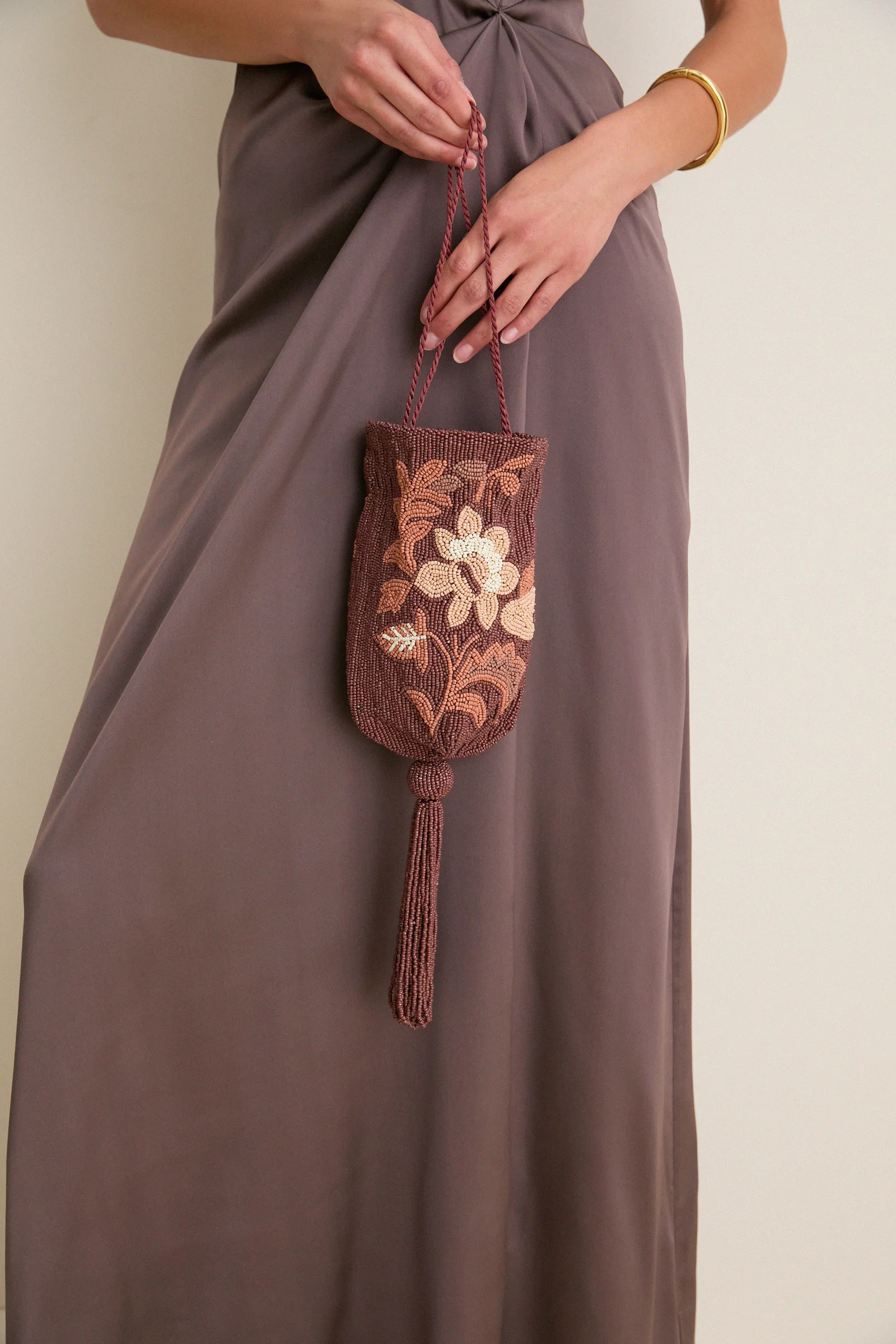 Fawn Floral Beaded Bag | Tuckernuck (US)