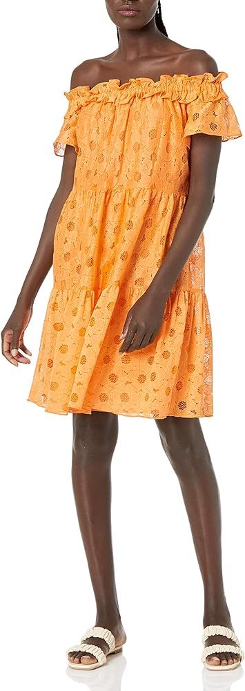 Trina Turk Women's Off The Shoulder Lace Dress | Amazon (US)