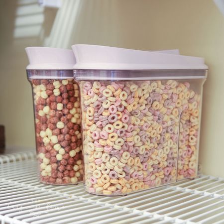 These Oxo cereal containers work great for our family!

#LTKHome