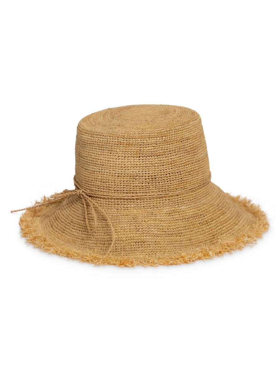 Raffia Packable Bucket Hat | Saks Fifth Avenue