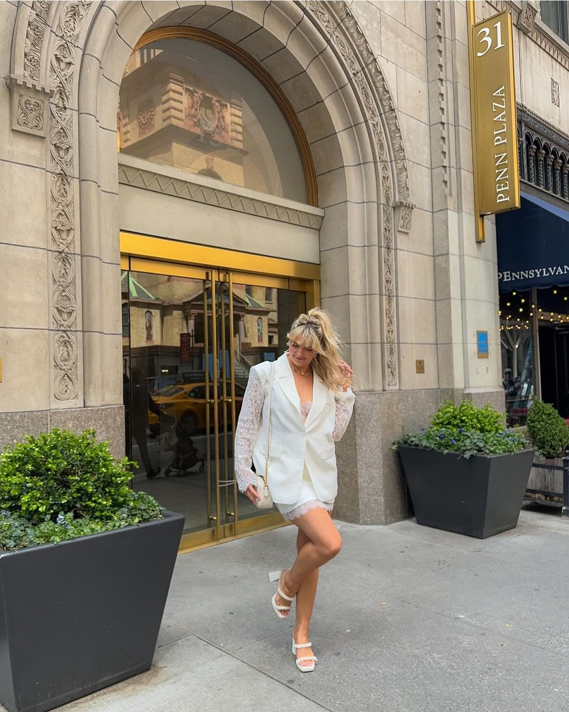 NYC ootd🤩🤩🤩 #lace #nastygal #allwhitefit #heels #matchingset #laceset #nyc #vacationfit #girlstripfit #newyork #fashion #clothes

#LTKsalealert #LTKstyletip #LTKtravel